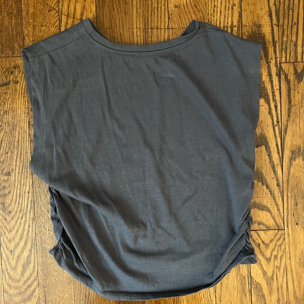 Gray Ruched Top - Picture 2 of 3